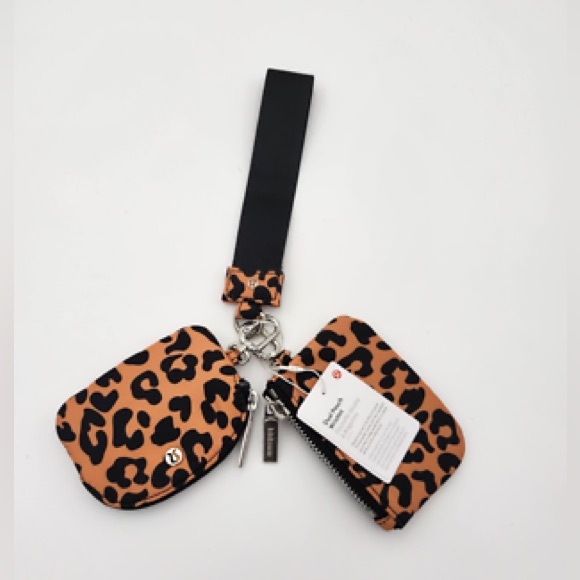 lululemon athletica Accessories - NWT Lululemon dual pouch in cheetah